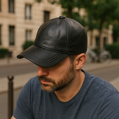 The Mocha Heritage Leather Cap The Mocha Heritage Leather Cap
