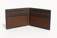The Noir Classic Leather Wallet The Noir Classic Leather Wallet