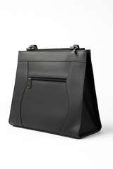 Elegant Black Leather Tote Elegant Black Leather Tote