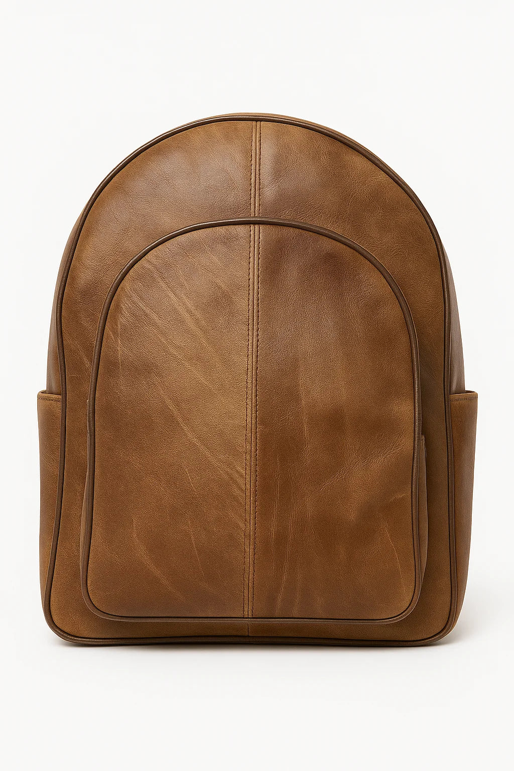 Highland Tan Leather Backpack