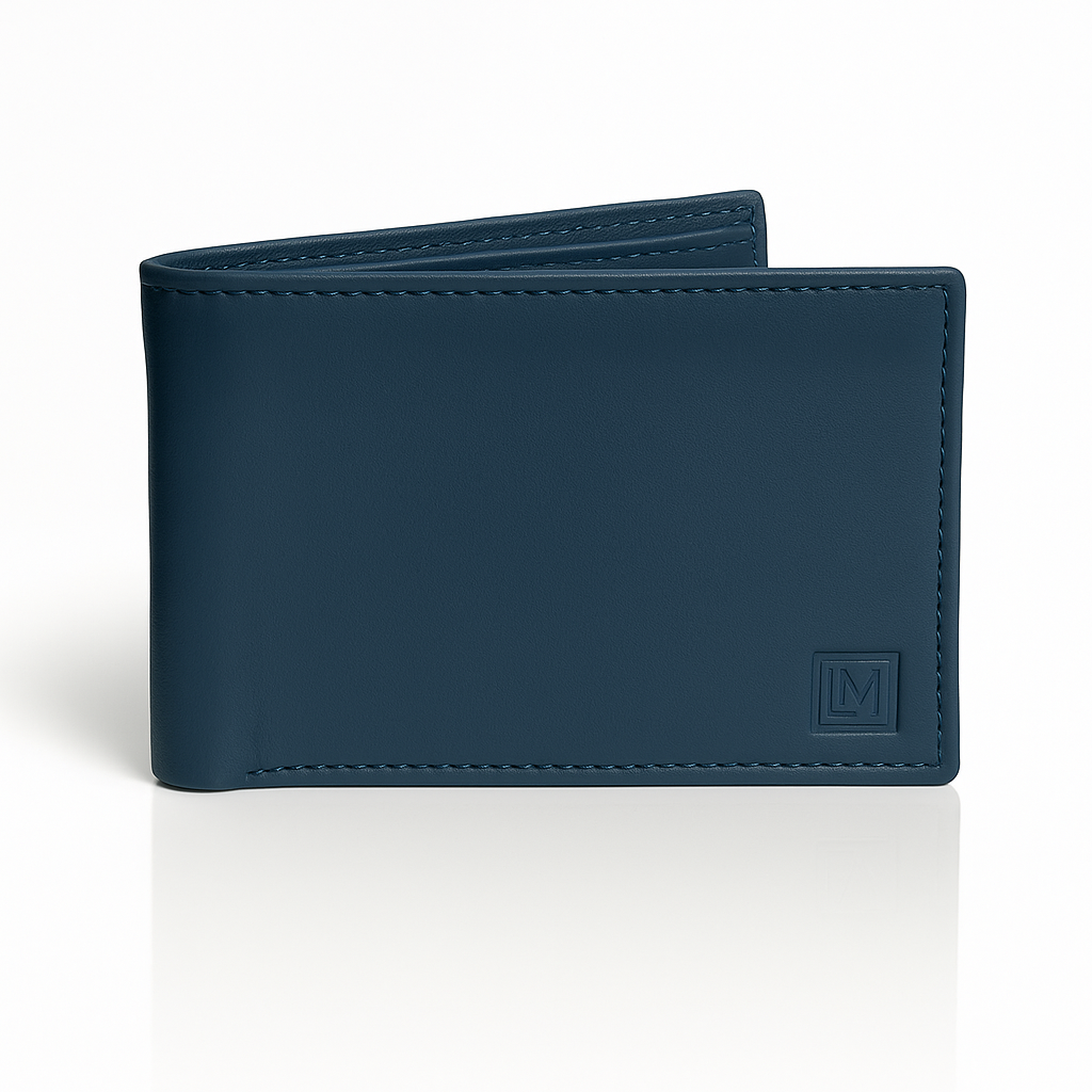 UMLUXES Bifold Leather Wallet