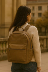 Heritage Tan Leather Backpack Heritage Tan Leather Backpack