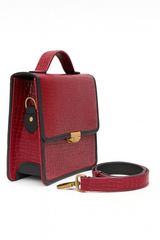 Crimson Luxe Crossbody Leather Bag Crimson Luxe Crossbody Leather Bag