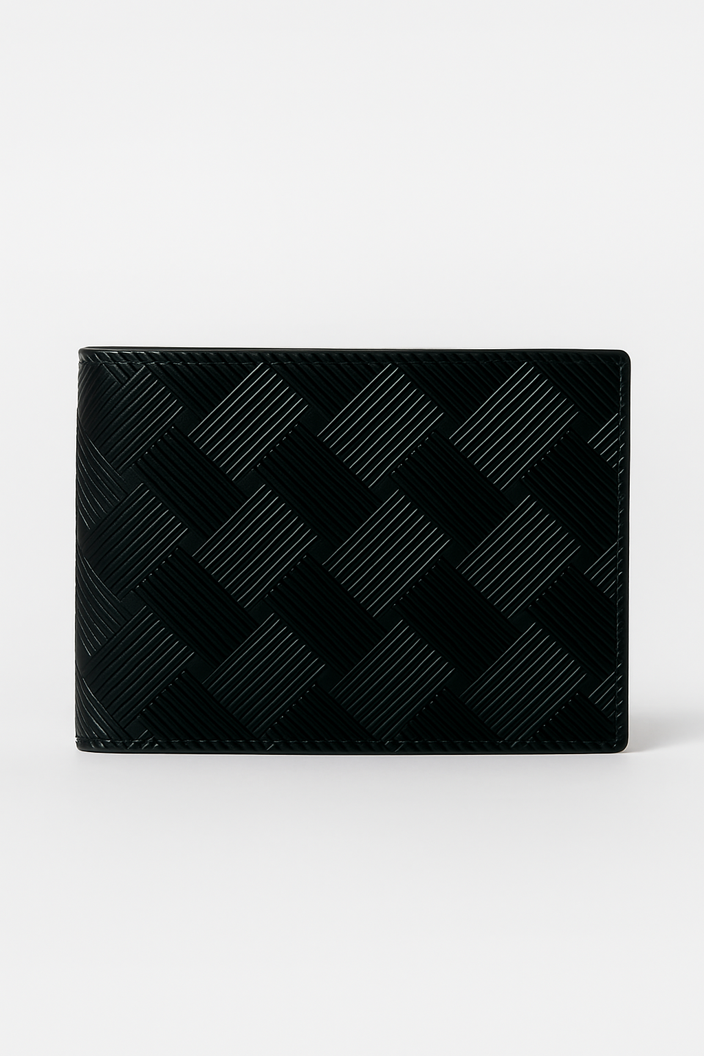 The Obsidian Weave Leather Wallet