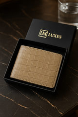 The Sandstone Bifold Leather Wallet