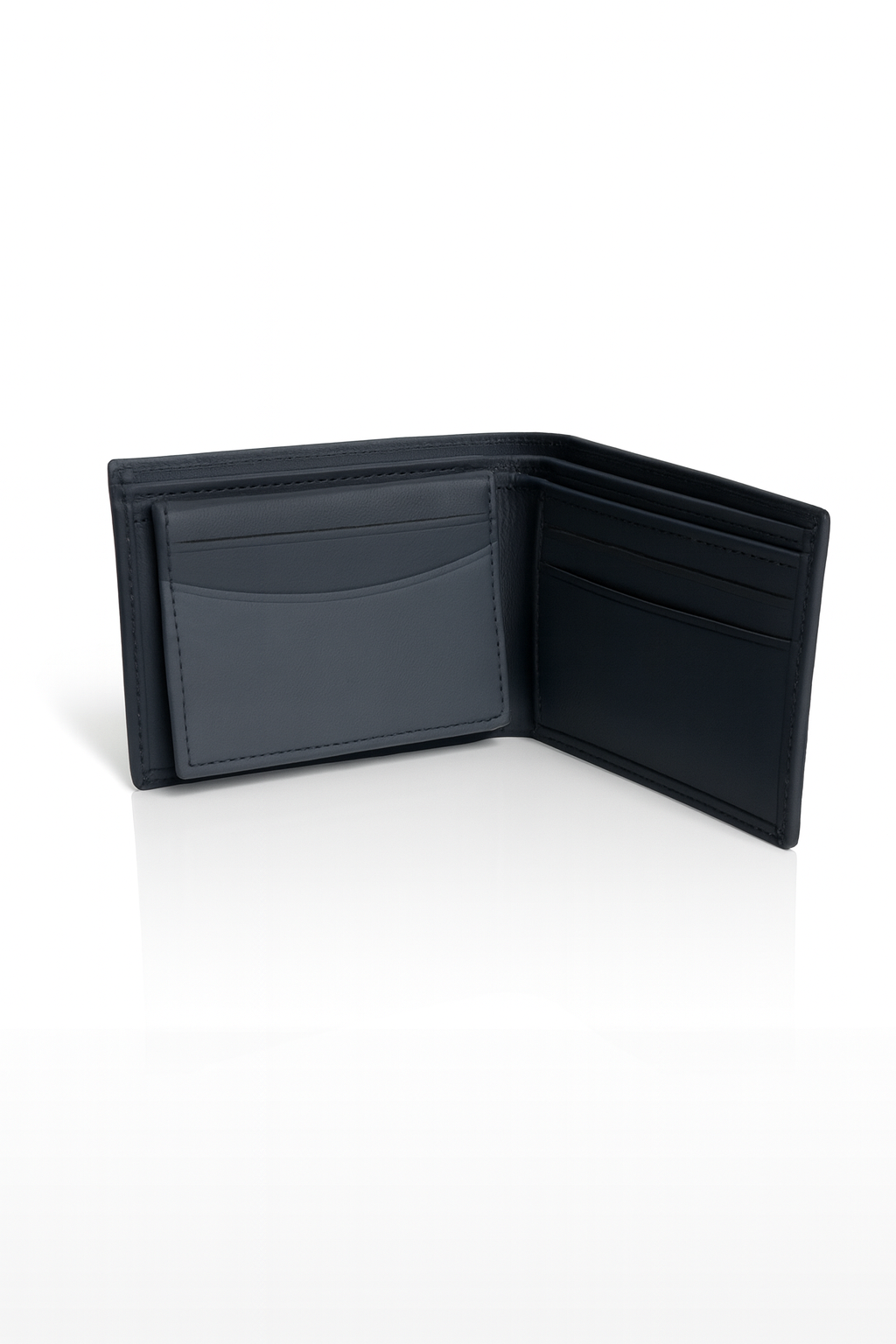 UMLUXES Bifold Leather Wallet